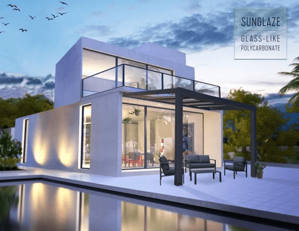 Hovedbilde Terrassetak 342 x 370 cm - Stockholm fra Canopia By Palram