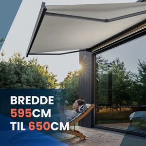 Bredde 595cm til 650cm