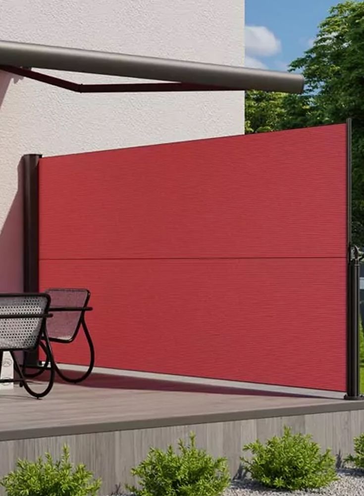 Levegg - Sidemarkise - Høyde 180 cm - Velg mellom 150 dukfarger