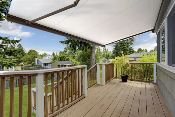 Hovedbilde Kassettmarkise m ledlys, Bredde 655-700 cm x 360 cm utfall