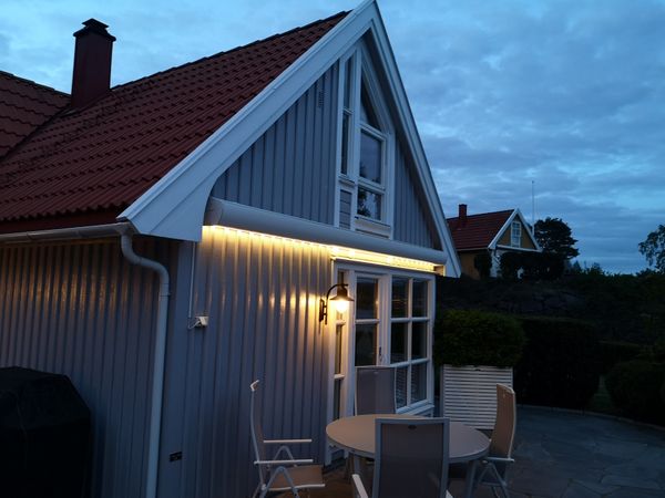 Hovedbilde Kassettmarkise m ledlys, Bredde 360-410 cm x 260 cm utfall