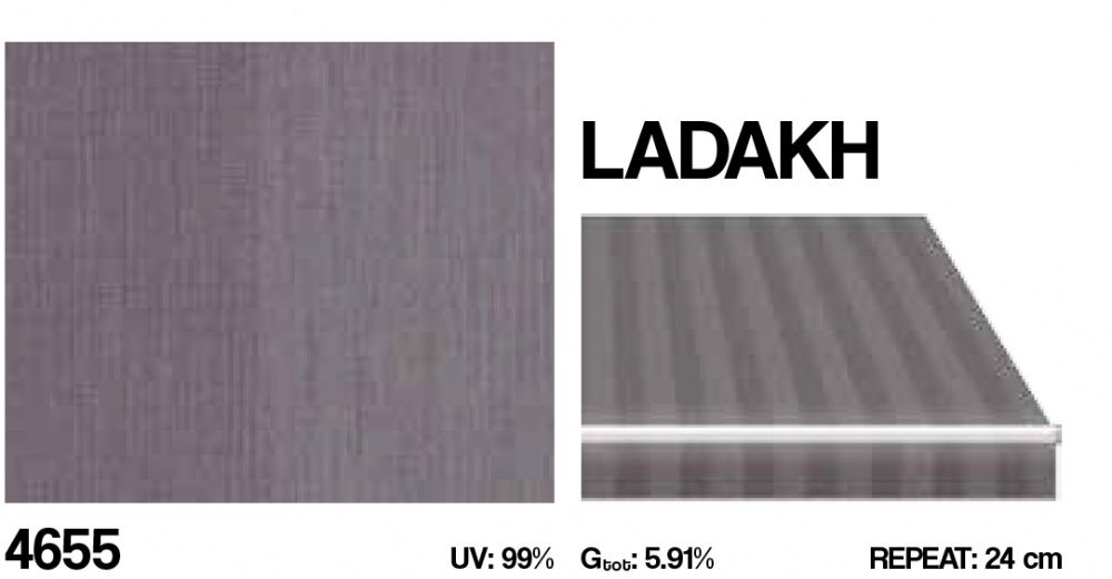 Semi-Kassettmarkise, Bredde 475-530 cm x 210 cm utfall
