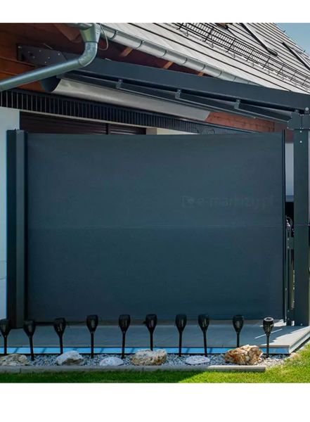 Hovedbilde Levegg - Sidemarkise - Høyde 180 cm - Velg mellom 150 dukfarger